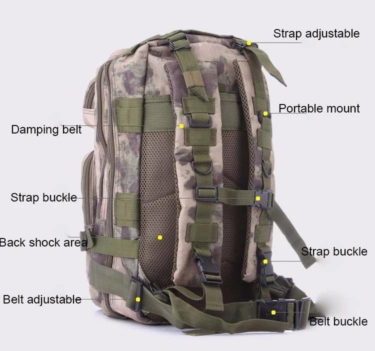 Customized Multicolor 45lhiking Backpack 900d Polyester Tactical Backpack