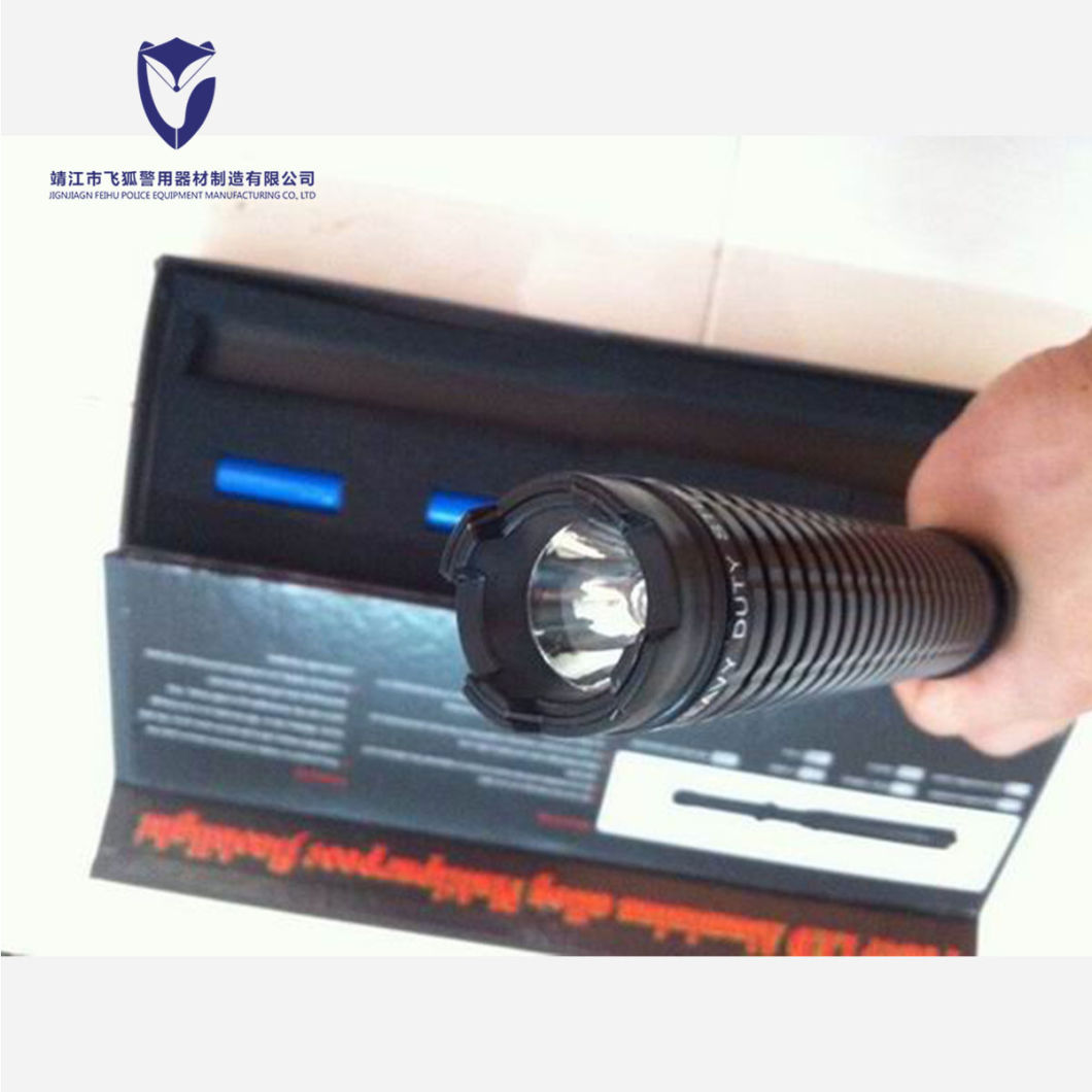 Self Defense Flashlight Torch with Lighter and Shock